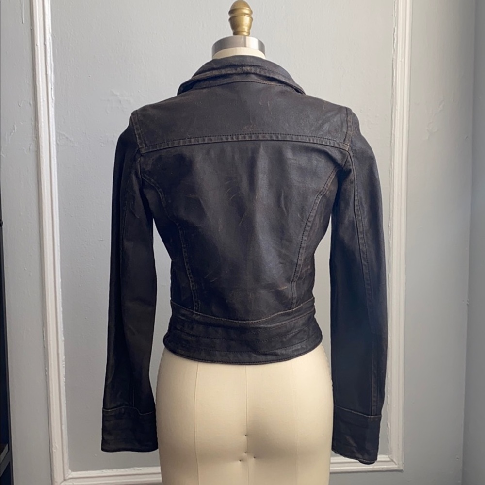 NWOT Miss Sixty Genuine Leather Jacket - Picture 4 of 14